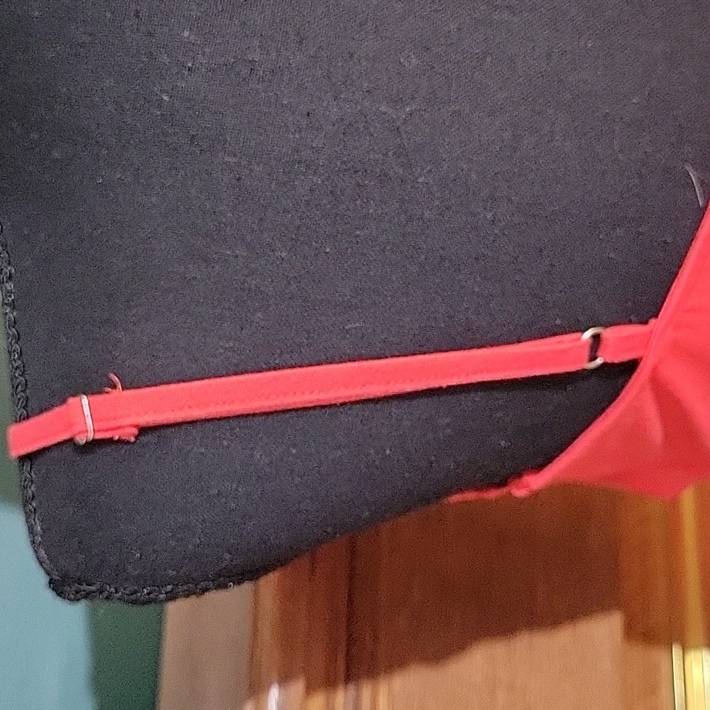 Prettylittlething Red Button Down Pencil Dress Li… - image 6